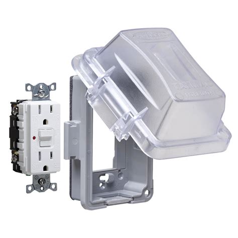 4x4 electrical box single outlet cover|4 x weatherproof electrical box.